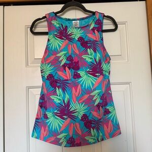 Lands End High Neck Tankini Top